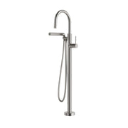 AQUABRASS UMIX FLOORMOUNT TUBFILLER WITH HANDSHOWER