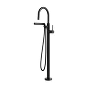 AQUABRASS UMIX FLOORMOUNT TUBFILLER WITH HANDSHOWER