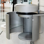 Stunning, One-of-a- kind Italian Powder Room Vanity with Vessel included