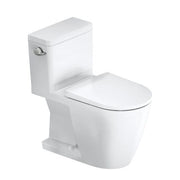DURAVIT D-NEO RIMLESS 1PC TOILET WHITE w/ LEFT SIDE CH LEVER (SEAT INCLUDED)
