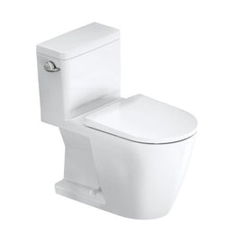 DURAVIT D-NEO RIMLESS 1PC TOILET WHITE w/ LEFT SIDE CH LEVER (SEAT INCLUDED)