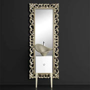 Vessel Sink Flower Platinum
