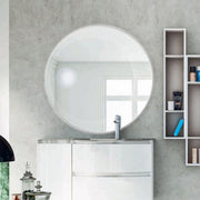 BATHROOM LUXURY LED  MIRROR  100x100cm  WITH MAGNIFYING MIRROR MADE IN ITALY