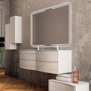 BATHROOM MIRROR 120x90cm STRIPED VERSION MADE IN ITALY