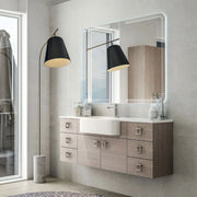 BATHROOM MIRROR 120x90cm STRIPED VERSION MADE IN ITALY