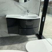 Bath Vanity Vague Single Sink Grey