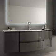Bath Vanity Vague Single Sink Grey