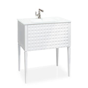Bath Vanity Diamond Collection - White Gloss
