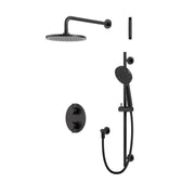 AQUABRASS UMIX  2 WAY SHARED THERMOSTATIC SHOWER KIT ROUND