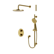 AQUABRASS UMIX  2 WAY SHARED THERMOSTATIC SHOWER KIT ROUND