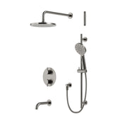 AQUABRASS UMIX  3 WAY SHARED THERMOSTATIC SHOWER KIT ROUND