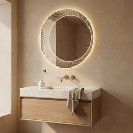 LIBERTA ORSO LED MIRROR 32” DIAMOND WITH WAVE MOTION SENSOR MADE IN EUROPE